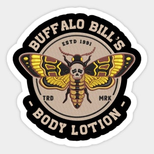 Buffalo Bill's Body Lotion - Vintage Sticker